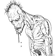 600x470 zombie head coloring pages coloring4free. Zombie Coloring Pages Printable Coloring4free Coloring4free Com