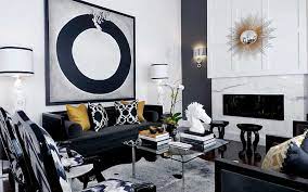 The soft color works with the. Black And White Living Rooms Design Ideas