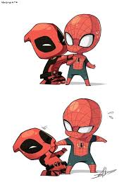 Deadpool And Spidey Chibi Deadpool And Spiderman Deadpool X Spiderman Deadpool You can also upload and share your favorite deadpool spiderman wallpapers. deadpool and spidey chibi deadpool