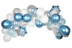 Theme parties are just more fun. Frozen Party Balloons Arch Garland Kit Winter Theme Decorations Set 52pcs Blue White Silver Snowflake Winter Wonderland Christmas Party Boy Girl Baby Shower Frozen Themed Birthday For Adult Kids Buy Online In Mongolia