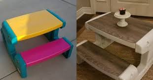Any Other Mamas Out There Tired Of Looking At The Pink And Yellow Eyesore Little Tikes Calls A Children S Table Jus In 2020 Kids Picnic Table Diy For Kids Kids Picnic