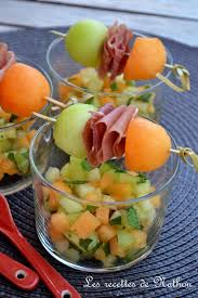 Petite Idee Fraicheur A Servir A L 39 Apero Simple Et Rapide Ingredients 4 A 6 Verrines 1 Melon De Bbq Appetizers Food Healthy Snacks