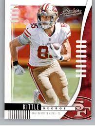 Brown primarily played special teams, with just 87 of his 397. Amazon Com 2019 Absolute Football 96 George Kittle San Francisco 49ers Official Nfl Trading Card From Panini America In Raw Nm Or Better Condition Collectibles Fine Art