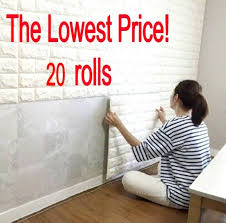 20 Rolls 3d Effect Stone Brick Wall Textured Vinyl Wallpaper Self Adhesive Safe Basementflooring Vinyl Wallpaper Cheap Basement Ideas Cheap Home Decor