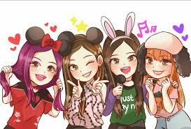 Cute Blackpink Animation Pink Drawing Drawings Of Friends Bff Drawings
