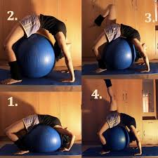 Wheel Pose With Stability Ball Yogatutorials Wheel Pose Yoga Ball Stability Ball