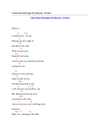 Pengin mendengarkannya sambil bernyanyi tapi nggak hafal sama liriknya? Chord Dan Lirik Lagu Ed Sheeran Perfect By Chord Zila Issuu