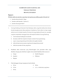Contoh Soal Benar Salah Geografi Terbaru 2019