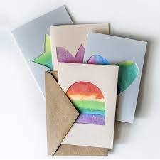 For an online card making experience like no other! Watercolor Paper Cut Out Greeting Cards Dear Handmade Life