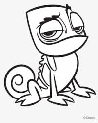 Dear adblock users we recieve too many complaints regarding to broken videos. Transparent Chameleon Clipart Black And White Pascal From Tangled Free Transparent Clipart Clipartkey