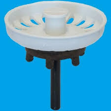 Usually made of stainless steel, this device helps to keep the basin area clean, hygienic, and debris free. White Kitchen Sink Basket Strainer Waste Plug 39000023