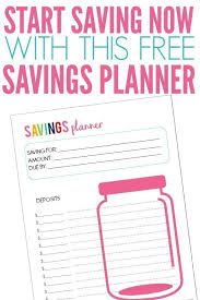 free printable savings planner savings planner savings