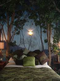 That Is Cool Twilight Themed Room Loving The Feel Of This Room Guest Room Decor A Must Guest Room Decor Room Themes Tree Wall Murals