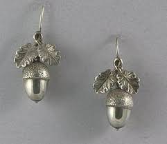 Antique Victorian Silver Acorn Earrings Antique Jewelry Jewelry Acorn Earring