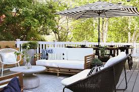 The Deck One Year Later What S Still To Come Deck Furniture Layout Patio Furniture Layout Outdoor Deck Furniture