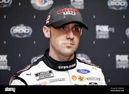 Austin Cindric during NASCAR Daytona 500 auto race media day at Daytona  International Speedway, Wednesday, Feb. 15, 2023, in Daytona Beach, Fla.  (AP Photo/Terry Renna Stock Photo