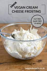 This Thick Fluffy And Tangy Vegan Cream Cheese Frosting Is Amazing It S Dairy Free Easy Vegan Cream Cheese Frosting Vegan Cream Cheese Vegan Cheese Recipes