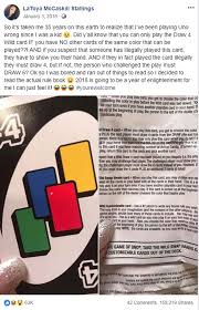 How many cards do u get in uno. Uno Players Of The Card Game Shocked After Little Known Rule Is Shared Online Daily Mail Online