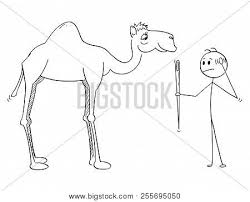 There are no historical or archaeological findings that have been identified as the eye of a needle. some writers have claimed this was a reference to a gate in israel, but there is no evidence for that conclusion other. Cartoon Stick Drawing Vector Photo Free Trial Bigstock