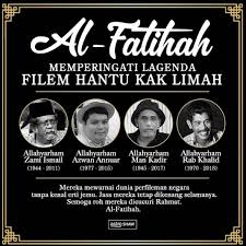 Pendapat saya, filem hantu kak limah ini tidak jauh bezanya dengan filem pertama. Artis Malaysia Al Fatihah Pelakon Pelakon Hantu Kak Facebook