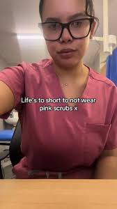 I’m just a girl x #phlebotomy #phlebotomist #vampire #pink #scrubs #work