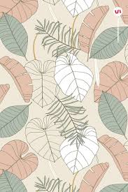 Boho floral free brushes licensed under creative commons, open source, and more! Big Leaves Tropical Patterns Phone Wallpaper Patterns Floral Prints Art Aesthetic Iphone Wallpaper