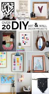 Easy Diy Art Ideas And Wall Decor Projects Persia Lou Easy Diy Art Decor Project Diy Art