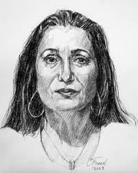 Rise A2 size pencils, inks and charcoal.