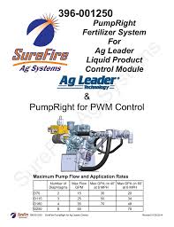 pumpright fertilizer system for ag leader manualzz com