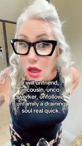 Everyone knows, that she she will cut a person off. Not healthy, BLOCK!