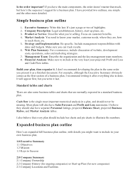 How to write the business plan products and services section. Business Plan Format