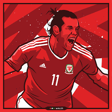 Gareth bale wales national football team real madrid c.f. Gareth Bale Wales Euro 2016 By Kieran Carroll Design Gareth Bale Gareth Bale Wales Wales Euro 2016