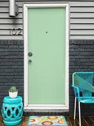 Hillside grove, wasabi, jungle camouflage, fresh artichoke 12 Front Door Paint Colors Paint Ideas For Front Doors Hgtv