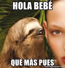 English translation of lyrics for qué más pues by sech feat. Hola Bebe Que Mas Pues The Rape Sloth Meme Generator