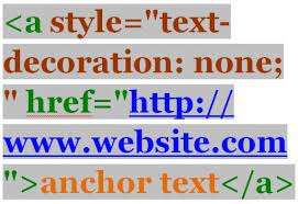 More images for anchor text decoration none » Create An Html Link Hyperlink With No Underline