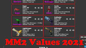 Murder mystery 2 ing tips. Mm2 Value List Roblox Murder Mystery 2 List