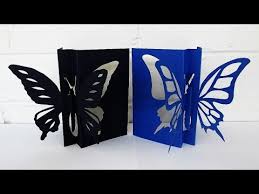 Christmas papercraft a simple papercraft made for christmas, designed and built by me. Butterfly Card Learn How To Make This Butterfly Paper Craft From A Template Ezycraft Youtube