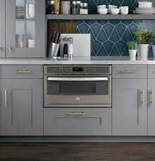 Ge Cafe Series Built-in Microwaveconvection Oven Cwb7030slss Ge Appliances Microwave In Kitchen Microwave Convection Oven Kitchen Remodel