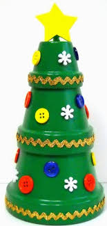 De Leukste Kindvriendelijke Kerstbomen Om Te Knutselen Met Kinderen Potted Christmas Trees Christmas Crafts Xmas Crafts