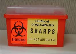 Safe sharps disposal label (for recycling container) article by u.s. Https Ehrs Upenn Edu Sites Default Files 2018 02 Wastemanual2017final Pdf