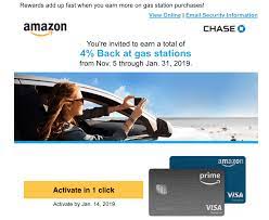 All you need is an account with a valid credit card and an email that has never been used for amazon before. Expired Chase Amazon Card Get 4 At Gas Stations Through January Doctor Of Credit