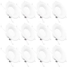 Jul 11, 2021 · baffle recessed retrofit lightning by sunco lighting this one is a great product if you want focused light that you can make dim or bright. Sunco Lighting 12 Pack 5 6 Inch Led Recessed Downlight Smooth Trim Dimmable 13w 75w 965 Lm 4000k Cool White Damp Rated Simple Retrofit Installation Ul Energy Star Walmart Com Walmart Com