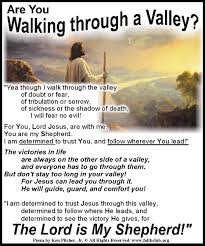 Are You Walking Through A Valley Jesus Peace Jesus Christian Poems