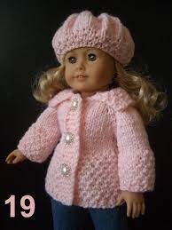Easy Knitting Pattern Ag 18 American Girl Doll Clothes Patterns Doll Clothes American Girl Knitting Dolls Clothes