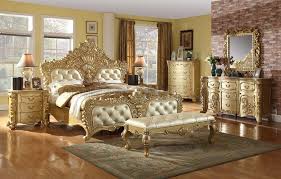 Our fall bedroom features luxurious shades silver and gold. Zelda Bedroom In Gold Tone W Silver Accent By Meridian W Options