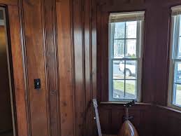 We would like some of the walls to have wood paneling. How To Hang Stuff On Wood Paneling Home Improvement Stack Exchange