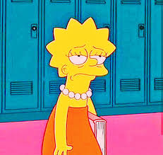 Auntie freeze, who seems to enjoy terrorizing her. Mood Lisa Simpson And Cartoon Image 6282844 On Favim Com