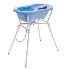 Vintage zinc baby bath tub w stand, farmhouse sink, metal tub, garden planter d, farmhouse decor, garden art, drink cooler stand. Rotho Ideal Bathing Solution Top With Foldable Bathtub Stand Sky Blue
