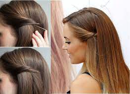 Having a cute hairstyle for medium length hair is awesome. 19 Creative Ways To Hack Your Hairstyle With Bobby Pins Medium Hair Styles Hair Styles Pulled Back Hairstyles