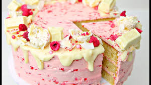 If the top is browning too fast while baking, cover pan loosely with aluminum foil. White Chocolate Coconut Raspberry Cake Youtube